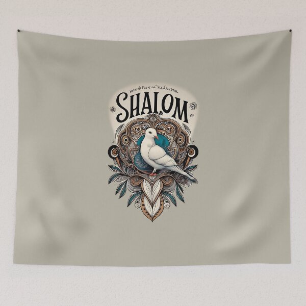 Item preview, Dove of Shalom - Peace YHWH - Christian Hebrew designed and sold by Chez-Creations.
