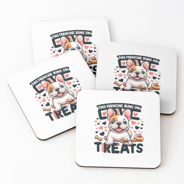 Item preview, This Frenchie Runs on Love (and Treats) designed and sold by creativechaster.