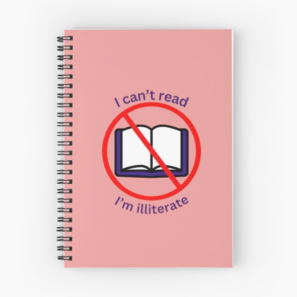 Item preview, I can't read, I'm illiterate designed and sold by Doodles-TS.