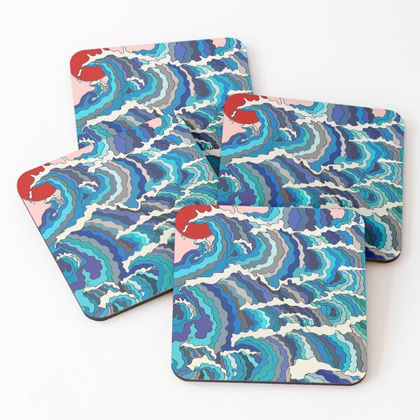 Item preview, Choppy Sea Enlarged designed and sold by Anna Goodin.