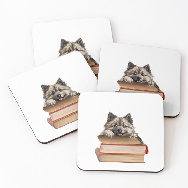 Item preview, Keeshond And Books designed and sold by TheAnimalZ00.