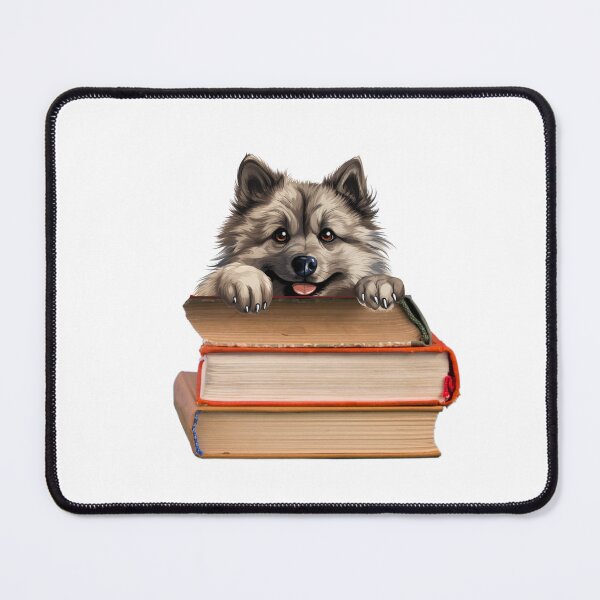 Item preview, Keeshond And Books designed and sold by TheAnimalZ00.