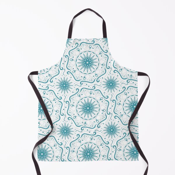 Item preview, Teal Blue Ribbons and Stars on a White Background designed and sold by KathyLav.