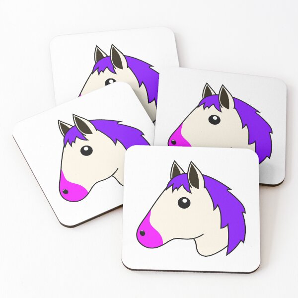 Item preview, Purple Horse Emoji Apple designed and sold by DibujandoPorfa.