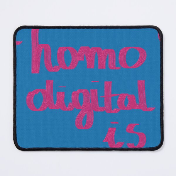 Item preview, HOMO DIGITALIS word art print designed and sold by nataliavandalia.