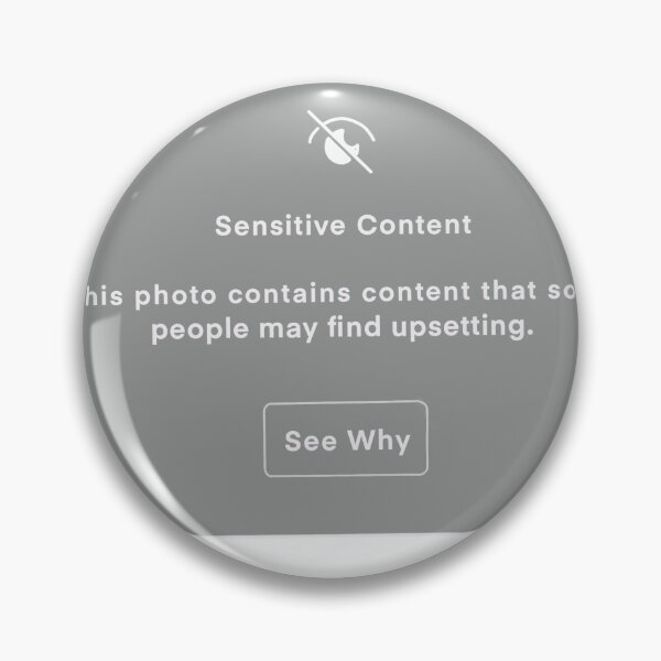 Item preview, Sensitive Content Warning designed and sold by BroughtonSewing.