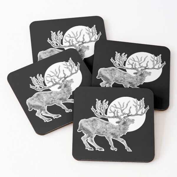 Item preview, The Deer and the Moon designed and sold by Tiirabird.