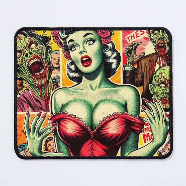 Item preview, Vintage Zombie Horror Girl designed and sold by PulpVintage.