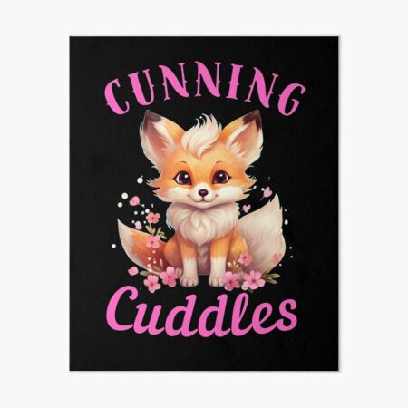 Item preview, Cunning Cuddles. cool fox designed and sold by FoxVibes.