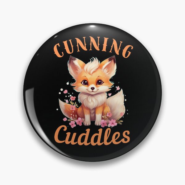 Item preview, Cunning Cuddles. fox portrait designed and sold by FoxVibes.