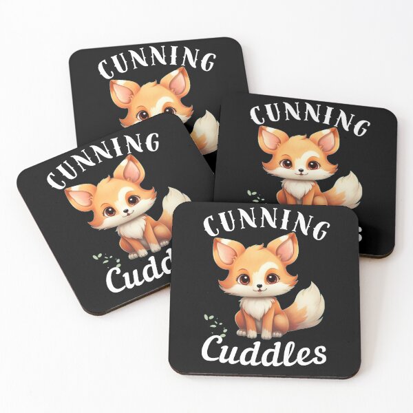 Item preview, Cunning Cuddles. fox quote designed and sold by FoxVibes.