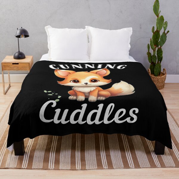 Item preview, Cunning Cuddles. fox quote designed and sold by FoxVibes.