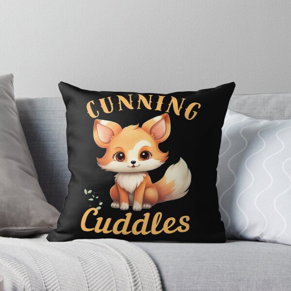 Item preview, Cunning Cuddles. fox saying designed and sold by FoxVibes.