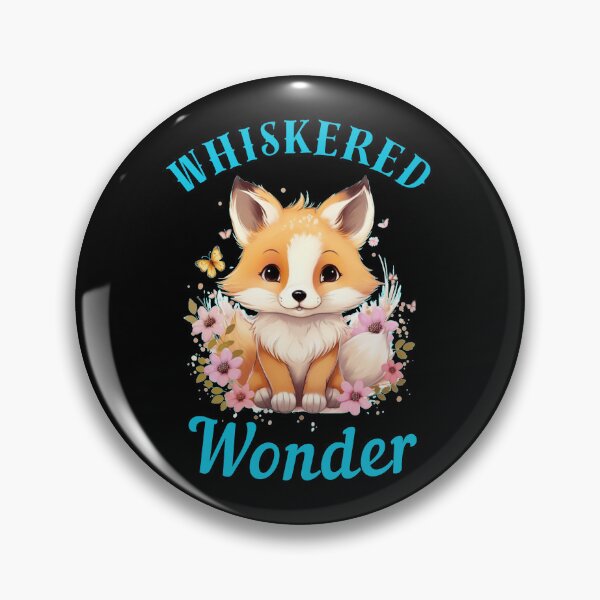 Item preview, Whiskered Wonder. fox face designed and sold by FoxVibes.