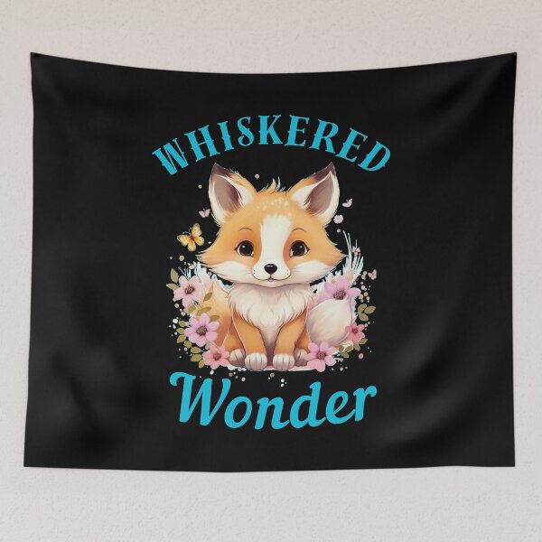 Item preview, Whiskered Wonder. fox face designed and sold by FoxVibes.