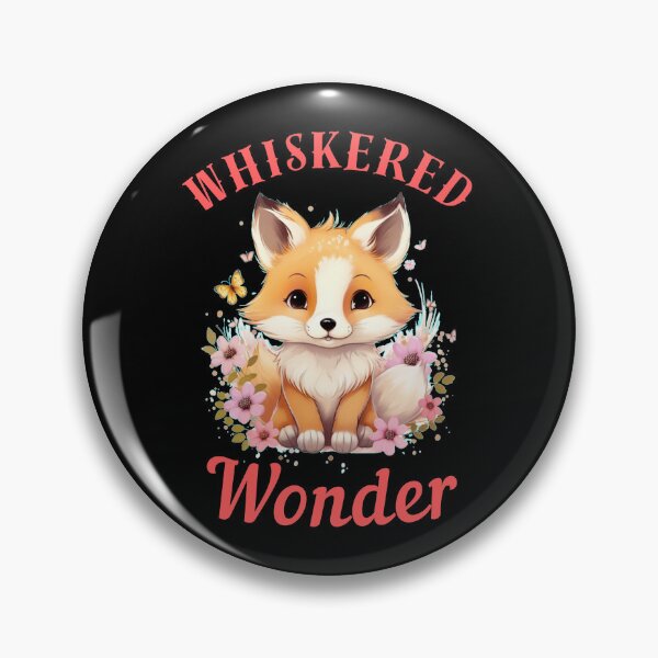 Item preview, Whiskered Wonder. fox head designed and sold by FoxVibes.