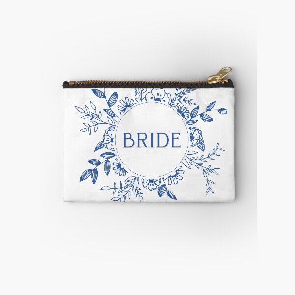 Item preview, Blue Bride Floral Circle designed and sold by indepthdesigns.