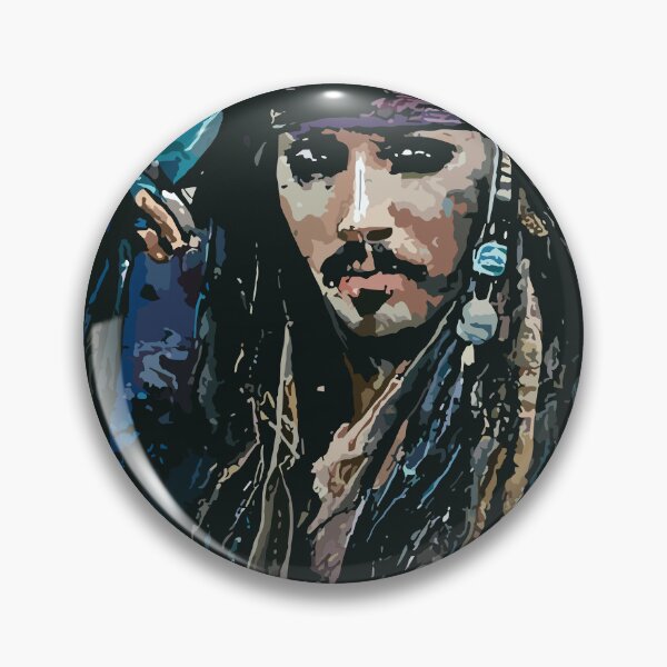 Item preview, Pirate with Parrot in Old Classic Costume with Furious Face in Ink Painting Style designed and sold by diegomenjivar92.