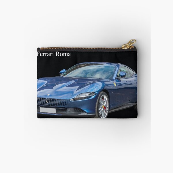 Item preview, Front view of Ferrari Roma Italian sports car on black background designed and sold by Kevin Hellon.