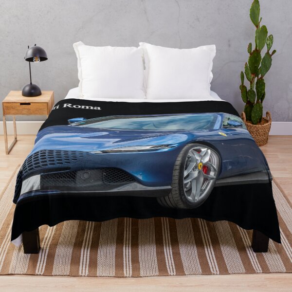Item preview, Front view of Ferrari Roma Italian sports car on black background designed and sold by Kevin Hellon.