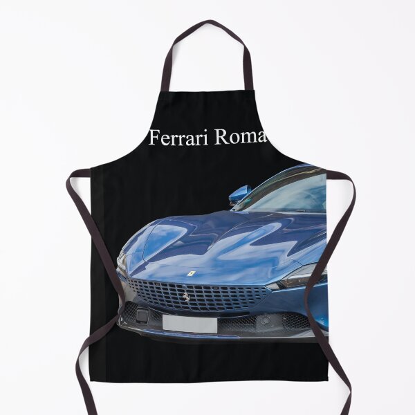 Item preview, Front view of Ferrari Roma Italian sports car on black background designed and sold by Kevin Hellon.