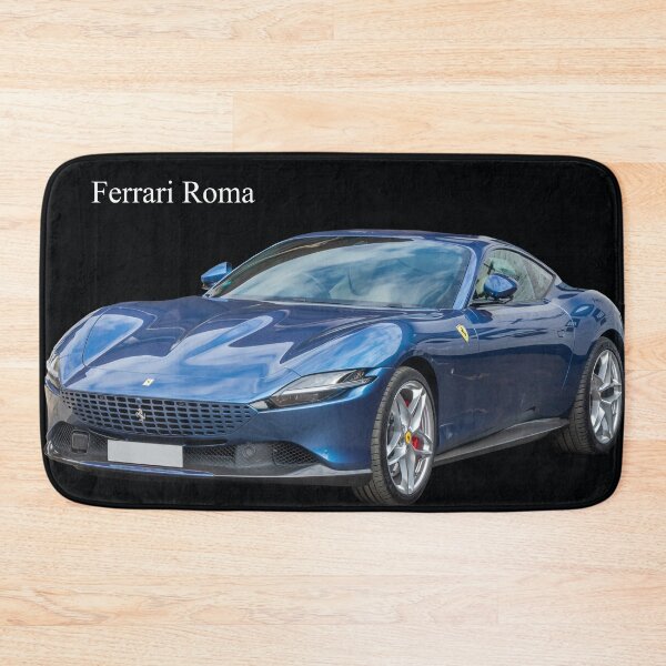 Item preview, Front view of Ferrari Roma Italian sports car on black background designed and sold by Kevin Hellon.