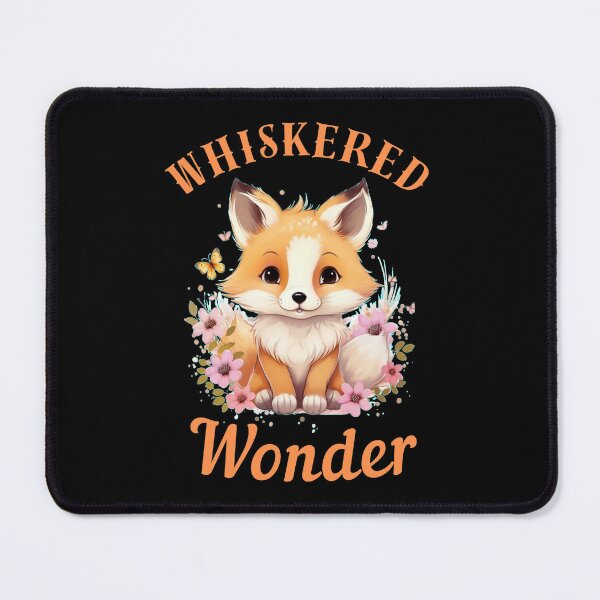 Item preview, Whiskered Wonder. fox portrait designed and sold by FoxVibes.