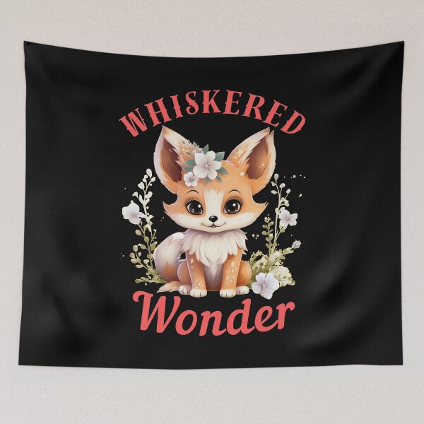 Artikelvorschau, Schnurrhaariges Wunder. Retro-Fuchs entworfen und verkauft von FoxVibes.