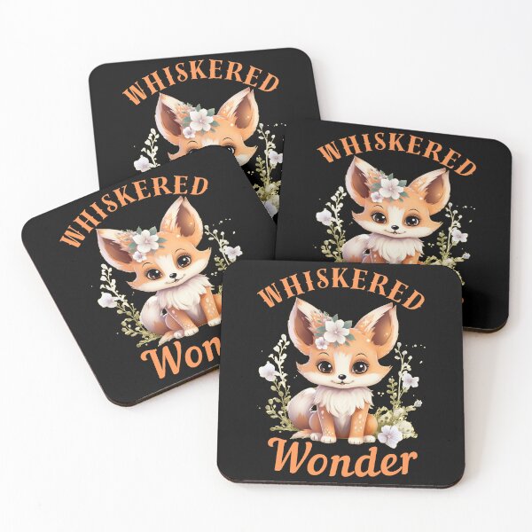 Item preview, Whiskered Wonder. fox watercolor designed and sold by FoxVibes.
