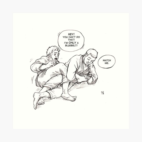 You can't toehold me! Art Print