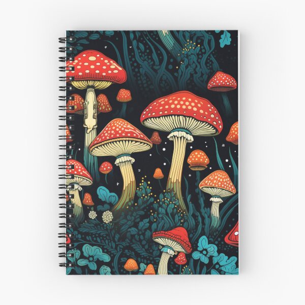 Item preview, Enchanted Mycological Forest - Amanita Muscaria Art designed and sold by Nicholas Panek.