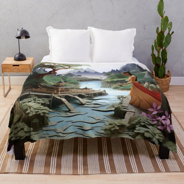 Item preview, Ancient Thai Garden In Paper Art designed and sold by NDMDesignStudio.