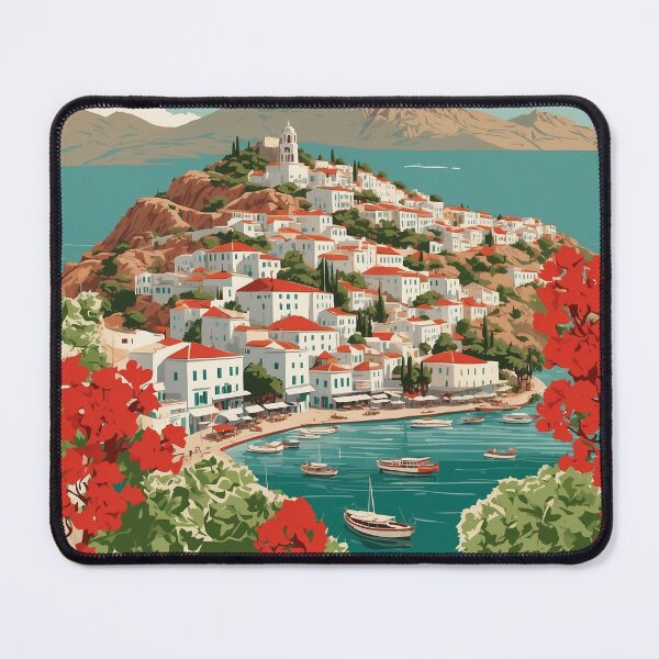 Artikelvorschau, Hydra Griechenland Vintage Poster Tourismus entworfen und verkauft von TravelersGems.