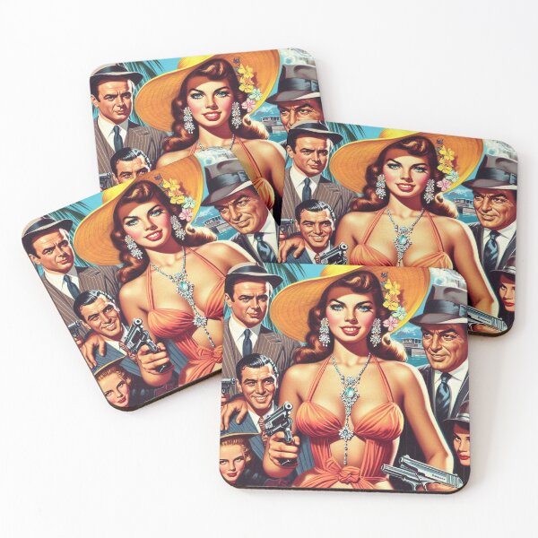 Item preview, Retro Pulp Girl designed and sold by PulpVintage.
