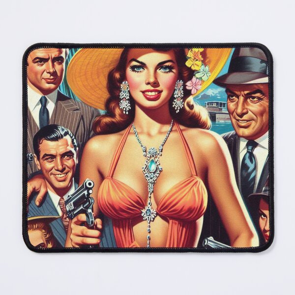 Item preview, Retro Pulp Girl designed and sold by PulpVintage.