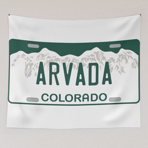 Item preview, Arvada Colorado License Plate designed and sold by Decal Mania.