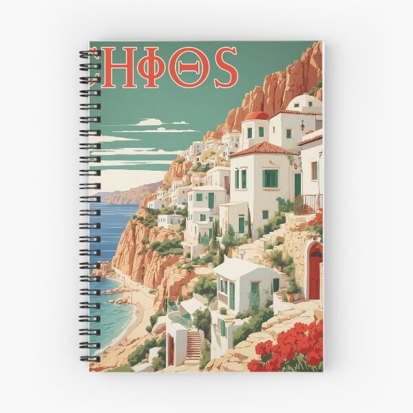 Item preview, Chios Greece Vintage Poster Tourism  designed and sold by TravelersGems.