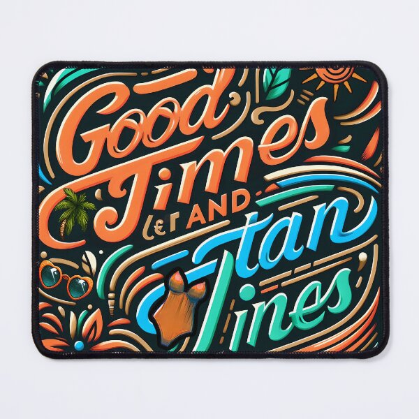 Item preview, Good times and tan lines, typography designed and sold by maxmaj.