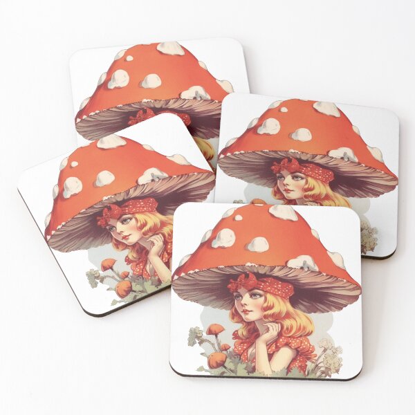 Item preview, Mushroom Girl | Cute Fairy designed and sold by EarthyTones.
