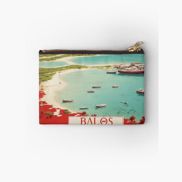 Item preview, Balos Lagoon Greece Vintage Poster Tourism  designed and sold by TravelersGems.