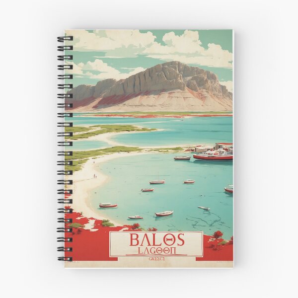 Item preview, Balos Lagoon Greece Vintage Poster Tourism  designed and sold by TravelersGems.
