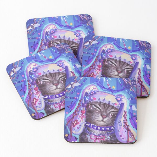 Item preview, Cute cat with a white hat designed and sold by KaryTaffy.