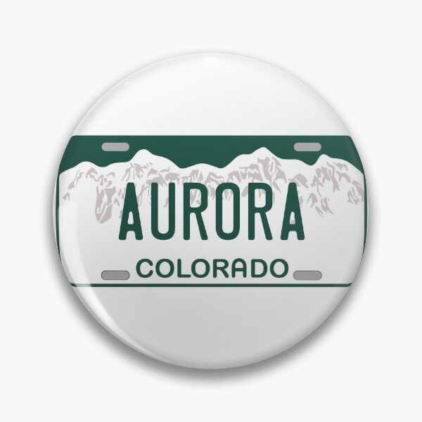 Item preview, Aurora Colorado License Plate designed and sold by Decal Mania.