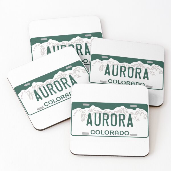 Item preview, Aurora Colorado License Plate designed and sold by Decal Mania.