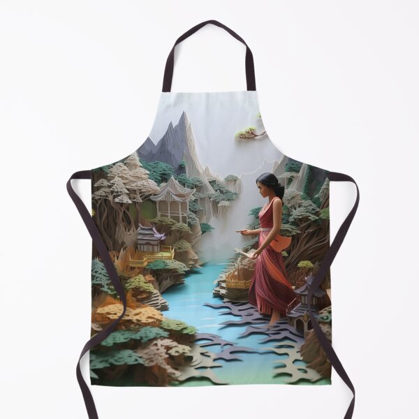 Item preview, Thai Woman In Garden Landscape designed and sold by NDMDesignStudio.