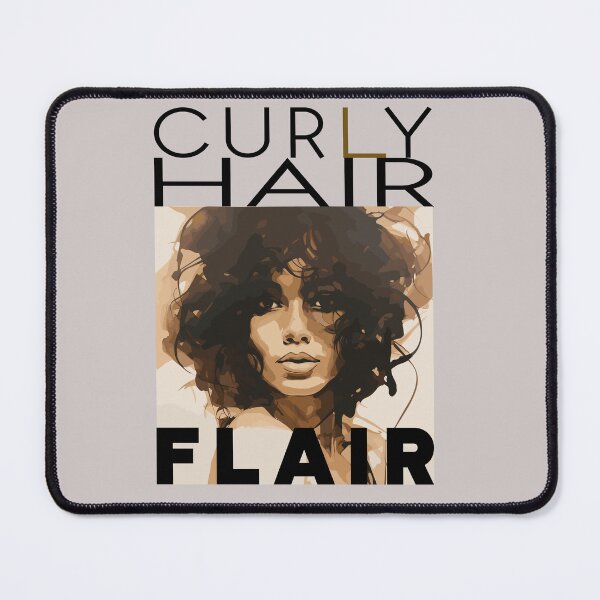 Item preview, Curly hair flair style A - black text designed and sold by TertlPeak by kaez.