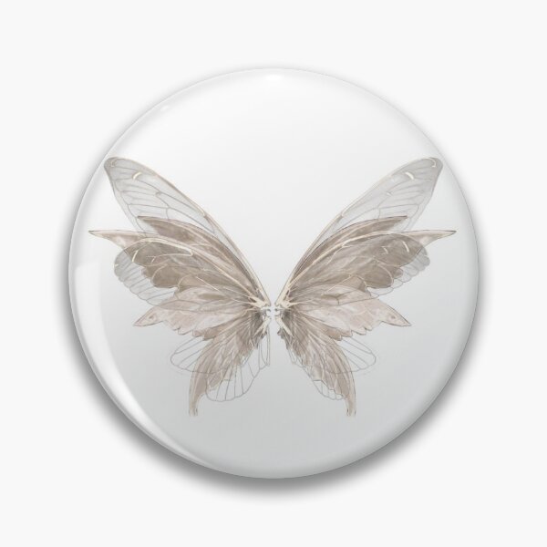 Item preview, Pure Art: Stylish Minismalist Cream Thin Butterfly Wings designed and sold by rooofer.