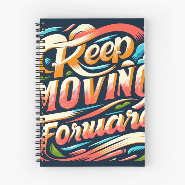 Item preview, Keep moving forward, typography designed and sold by maxmaj.