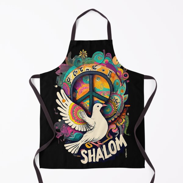 Item preview, Shalom Dove Peace - Retro Christian Hebrew T-shirt designed and sold by Chez-Creations.
