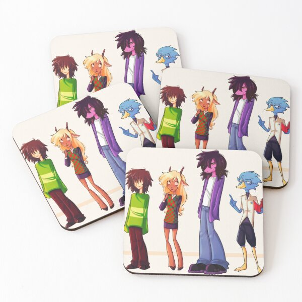 Item preview, Deltarune Kris, Susie, Noelle, Berdly designed and sold by FiraRaeArt.